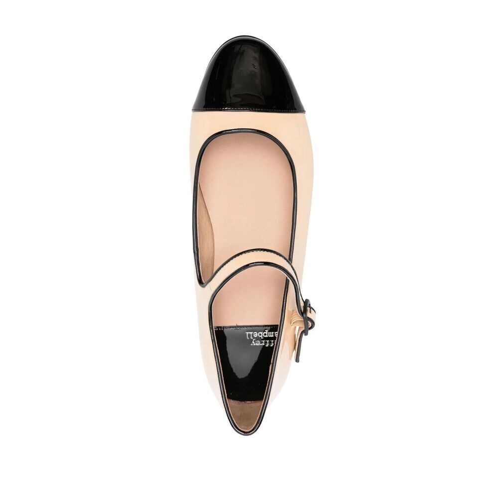 New $350 JEFFREY CAMPBELL Curvet Patent Leather Mary Jane Ballerina Flats 9.5 - Picture 2 of 7